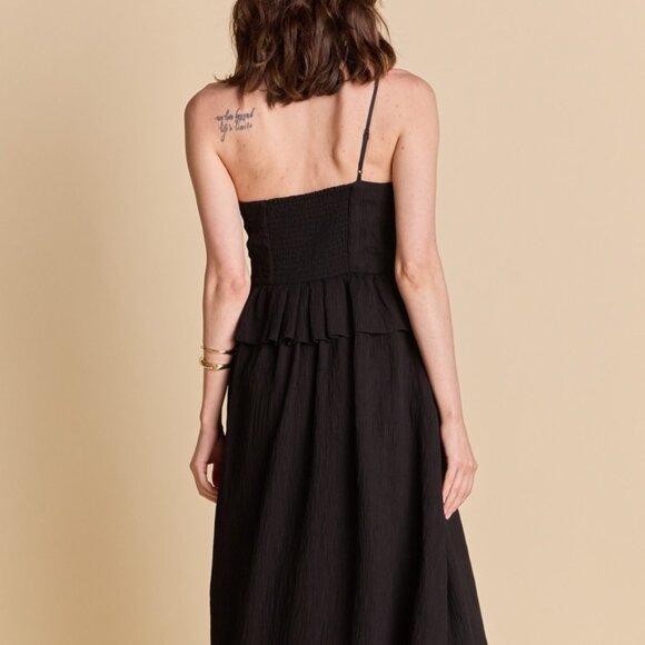 English Factory Women's Ruffled Strapless Midi Dress - Black (NWT, Size XL) - Picture 4 of 4